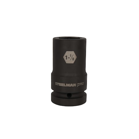 Steelman Pro 1" Drive x 1-1/8" 6-Point Deep Impact Socket 79397